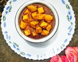 নিরামিষ আলু পনির কারি (Niramish aloo paneer curry recipe in bengali) রেসিপির ধাপ 4 ছবি