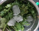 A picture of step 3 of Green chutney.