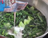 Foto langkah ke 4 dari resep Bobor Kangkung Labu Siam.