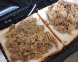 A picture of step 2 of Chicken toast sandwich.