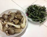 Hình bước làm 1 của món Canh nấm chay