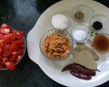 A picture of step 3 of Tomato and jaggery chutney.