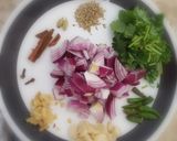 A picture of step 1 of Vegetable Kurma.