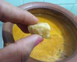 A picture of step 13 of Banana Spinach sambhar.