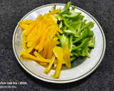 青椒蝦仁炒蛋(簡單料理）的食譜步驟4照片