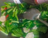 Foto langkah ke 5 dari resep Cah Sawi Hijau Teri Bakso.