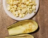 A picture of step 2 of Stuffed Eggplant With Parmesan Cheese- Keto.