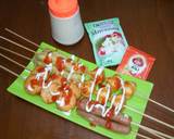 Cara Membuat Sate sosis seafood jajanan anak 3