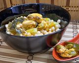 Foto del paso 5 de la receta Cuscús Perlado al Aceite de Bonito con Notas Umami de Salsa Perrins, Wakame y Mejillones