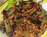 बेसन वाली कुरकुरी भिंडी (Besan Wali kurkuri Bhindi recipe in hindi) रेसिपी चरण 3 फोटो
