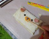 Foto langkah ke 7 dari resep Bekal Bento Sandwich 3in1.