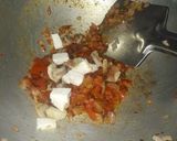 A picture of step 3 of Green Masala Khichdi.