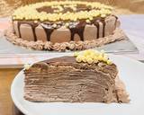 Cara Membuat 100 Chocolatos MILLE CREPE CAKE 8