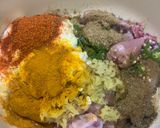 A picture of step 2 of Jhatphat Chicken biryani.