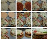 A picture of step 10 of Double decker Chole Pizza.
