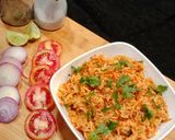 गाजर मटर की तीखी पुलाव (Gajar matar ki tikhi pulao recipe in Hindi) रेसिपी चरण 8 फोटो