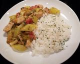 A picture of step 6 of Thai Chicken.