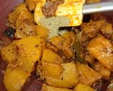A picture of step 5 of Khatta Meetha Banarasi Kaddu Sabji.