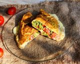 Foto del paso 3 de la receta: 🍳 Omelette de chauchas, tomate y muzzarella - mismos ingredientes, dos versiones 🍳