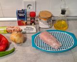 Foto del paso 1 de la receta: Empanadilla gigante de pollo sin gluten
