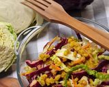 Gerslis káposztasaláta (vegán) recept fázis 5 fotója