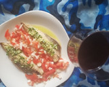 Foto del paso 6 de la receta: Lomitos de Caballa asados al horno con piriñaca tomate y cebolla