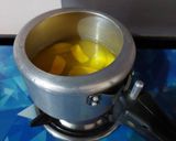 A picture of step 1 of Khatti-Mithi Dal.