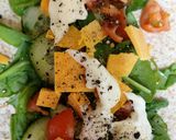 A picture of step 2 of My Salt & Pepper Chicken Wrap 😉.