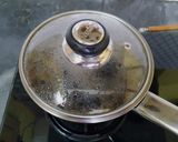 A picture of step 1 of Irani Chai.