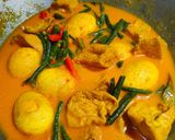 Foto langkah ke 7 dari resep Gulai Tahu Telur Kacang Panjang.