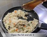 A picture of step 15 of Samak rice upma.