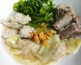 รูปขั้นตอนการทำที่ 7 ของ เกี๊ยวหมูน้ำ+ซุปซี่โครงหมู