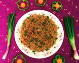 A picture of step 6 of Burnt Garlic Veg Fried Rice.