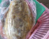 Hình bước làm 1 của món Mực lá hấp chấm nước mắm gừng 🐙