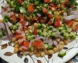 ऑयल फ्री छोला चाट (oil free chola chaat recipe in Hindi) रेसिपी चरण 3 फोटो