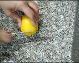 A picture of step 6 of Fresh lemon juice in jar|| and lemonade.