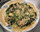 Une image de l'étape 14 de Omelette au épinards frais, jambon et feta.