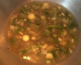 A picture of step 7 of Spring Onion Soup.