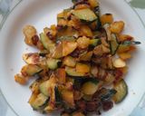 A picture of step 3 of Zucchini Spaghetti...Full of Flavor.