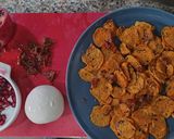 Foto del paso 5 de la receta: Ensalada sabor otoño con boniato y granada