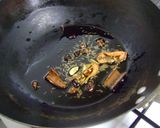 A picture of step 2 of Upside down Mutton Biryani.