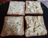 A picture of step 2 of Paneer Garlic Toast.
