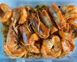 A picture of step 4 of Shrimp fried rice.