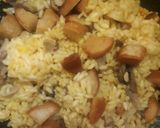 Foto del paso 2 de la receta: Risotto con champigñones y croutons