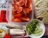 蔬食蕃茄麵的食譜步驟1照片