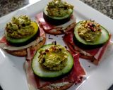 Foto del paso 1 de la receta: TAPITAS con 🥒Pepino...!