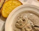 รูปขั้นตอนการทำที่ 4 ของ ซุปครีมเห็ดCream of Mushroom Soup