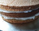 Dió torta tejszínes mascarpone krémmel recept fázis 4 fotója