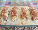 Foto del paso 6 de la receta: Rollitos de pollo gratinados