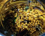 A picture of step 9 of Quinoa dosa with chana dal coriander chutney.
